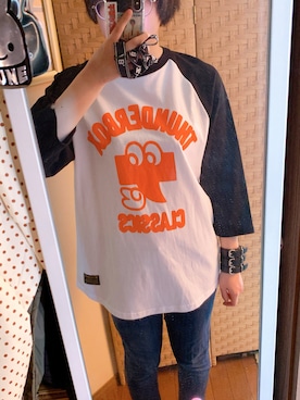 「THUNDERBOX（サンダーボックス）のアイテム」を使った、カイエンさん（レディース・160cm）の春コーディネート