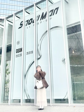 「tiptop（ティップトップ）のアイテム」を使った、𝗮𝗼𝗶さん（レディース・159cm）の冬コーディネート