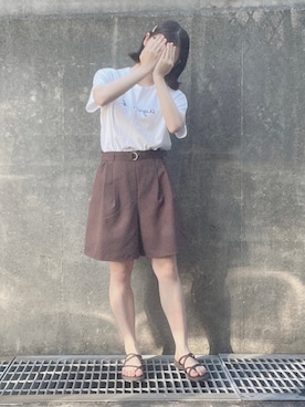 「shopnikoniko」｜𝗮𝗼𝗶さん（レディース・159cm）の秋コーディネート
