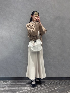 「アイテム（その他）」を使った、𝗮𝗼𝗶さん（レディース・159cm）の冬コーディネート