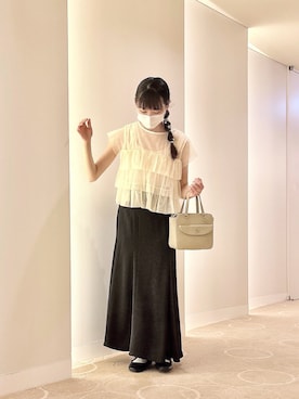 「アイテム（その他）」を使った、𝗮𝗼𝗶さん（レディース・159cm）の秋コーディネート