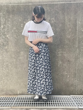 「TOMMY HILFIGER」｜「アイテム（その他）」を使った、𝗮𝗼𝗶さん（レディース・159cm）の夏コーディネート