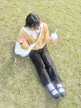 「Honeys（ハニーズ）のアイテム」を使った、𝗮𝗼𝗶さん（レディース・159cm）の冬コーディネート