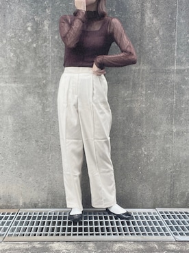 𝗮𝗼𝗶さん（レディース・159cm）の冬コーディネート