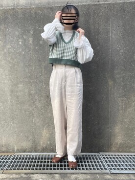 𝗮𝗼𝗶さん（レディース・159cm）の春コーディネート