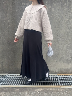 「アイテム（パンプス）」を使った、𝗮𝗼𝗶さん（レディース・159cm）の秋コーディネート