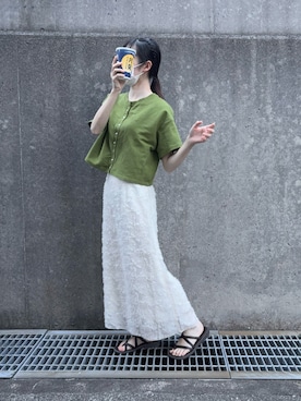 「アイテム（その他）」を使った、𝗮𝗼𝗶さん（レディース・159cm）の秋コーディネート