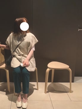 「select MOCA（セレクトモカ）のアイテム（その他アウター）」を使った、yu.さん（レディース・150cm）の夏コーディネート