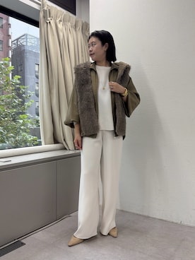 「2.718（ニーテンナナイチハチ）のアイテム」を使った、rui さん（レディース・161cm）の秋コーディネート