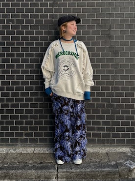 「ROSE BUD（ローズバッド）のアイテム（パンツ）」を使った、nodokaさん（レディース・153cm）の冬コーディネート