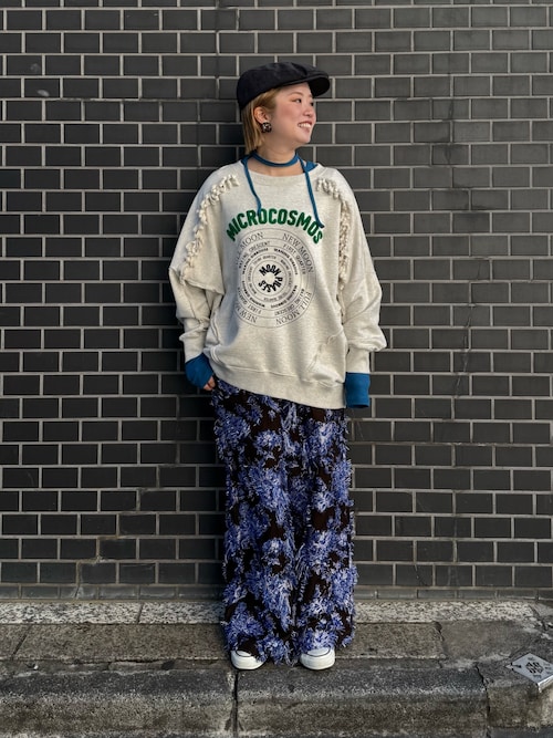 ROSE BUD（ローズバッド） パンツ (mag.by c)FLOWER JACQUARD PANTS