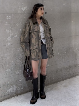 入江 葵さん（レディース・148cm）の冬コーディネート