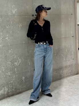 「秋服」｜「アイテム（帽子）」を使った、入江 葵さん（レディース・148cm）の秋コーディネート
