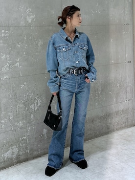 「MOUSSY（マウジー）のアイテム」を使った、入江 葵さん（レディース・148cm）の秋コーディネート