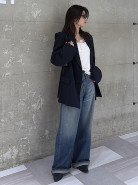 入江 葵さん(レディース・148cm)の秋コーディネート