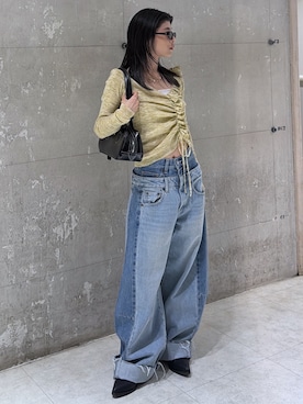 入江 葵さん（レディース・148cm）の春コーディネート