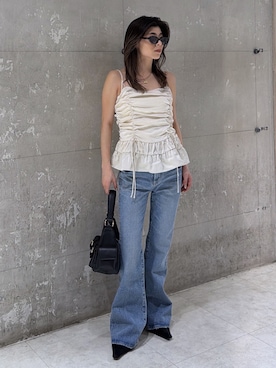 入江 葵さん（レディース・148cm）の春コーディネート