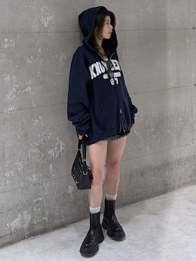 入江 葵さん(レディース・148cm)の冬コーディネート