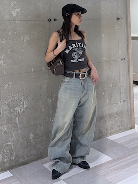 入江 葵さん(レディース・148cm)の夏コーディネート