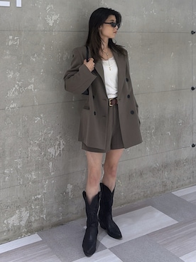 入江 葵さん(レディース・148cm)の秋コーディネート