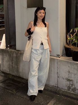 入江 葵さん（レディース・148cm）の夏コーディネート