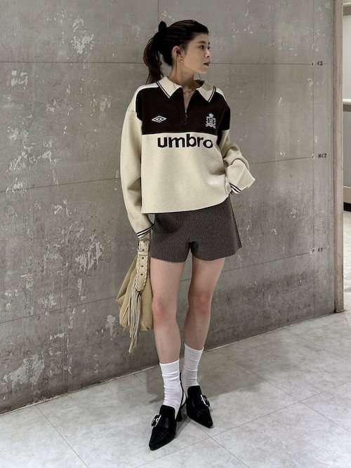 UMBRO HALF ZIP TEAM ニットシャツ（ニット/セーター）｜MOUSSY