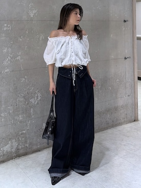 入江 葵さん（レディース・148cm）の春コーディネート