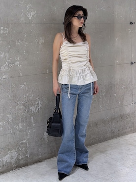 入江 葵さん（レディース・148cm）の春コーディネート