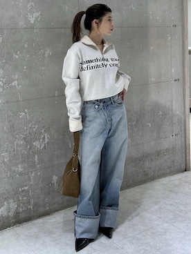 入江 葵さん(レディース・148cm)の冬コーディネート