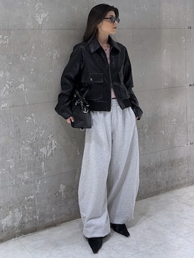 入江 葵さん(レディース・148cm)の冬コーディネート