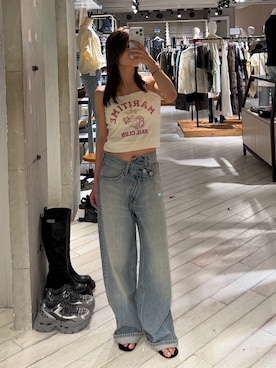 入江 葵さん(レディース・148cm)の夏コーディネート