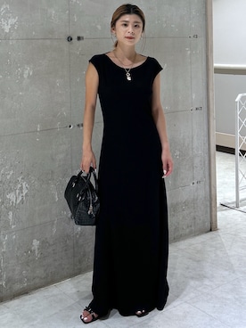 「MOUSSY（マウジー）のアイテム（サンダル）」を使った、入江 葵さん（レディース・148cm）の夏コーディネート