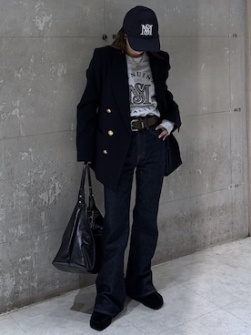 入江 葵さん（レディース・148cm）の冬コーディネート