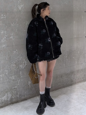 入江 葵さん(レディース・148cm)の冬コーディネート