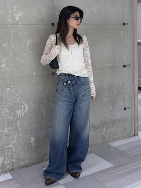 入江 葵さん（レディース・148cm）の秋コーディネート
