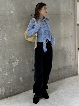 入江 葵さん（レディース・148cm）の秋コーディネート