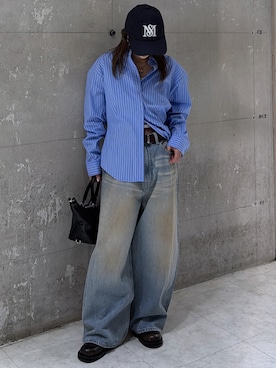 入江 葵さん（レディース・148cm）の冬コーディネート