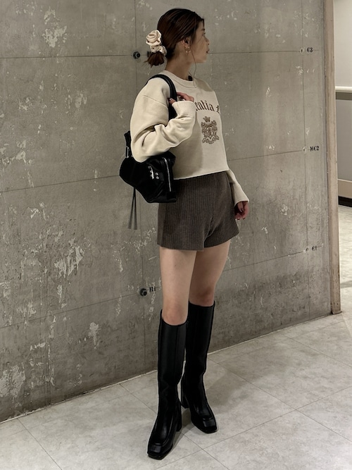 25年AW新作】SQUARE TOE ロングブーツ（ブーツ）｜MOUSSY（マウジー