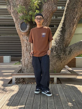 「BEAMS（ビームス）のアイテム（ベルト）」を使った、るじさん（メンズ・170cm）の夏コーディネート