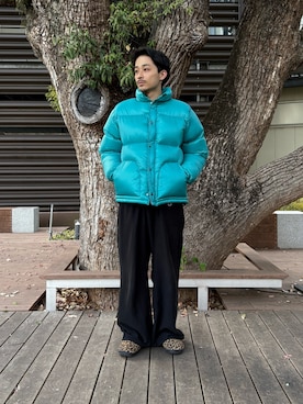 「アイテム（スウェット）」を使った、るじさん（メンズ・170cm・20代）の冬コーディネート