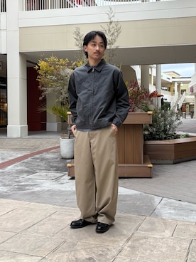 「BEAMS HEART（ビームスハート）のアイテム」を使った、るじさん（メンズ・170cm）の春コーディネート