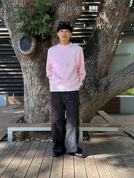 「アイテム（ニットキャップ/ビーニー）」を使った、るじさん（メンズ・170cm・20代）の秋コーディネート