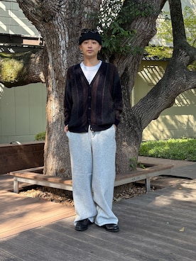 「アイテム（ニットキャップ/ビーニー）」を使った、るじさん（メンズ・170cm・20代）の秋コーディネート