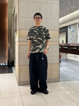 「BEAMS T（ビームスティー）のアイテム」を使った、るじさん（メンズ・170cm）の春コーディネート