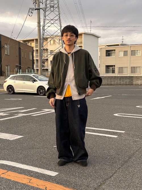 リバーシブル フェード ボンバー ジャケット（ブルゾン）｜BEAMS