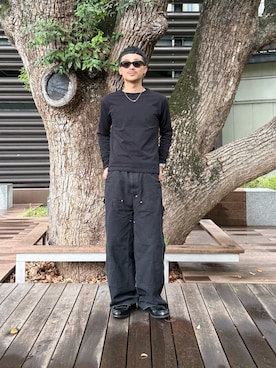 「アイテム（リング）」を使った、るじさん（メンズ・170cm・20代）の秋コーディネート