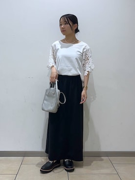 「Mazell（マゼル）のアイテム」を使った、bytakataさん（レディース・151cm）の夏コーディネート