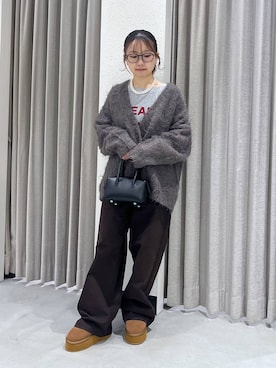 「BARNYARDSTORM（バンヤードストーム）のBARNYARDSTORM / ウォームストレッチチノパンツ / マシンウォッシャブル（チノパンツ）」を使った、bytakataさん（レディース・151cm）の秋コーディネート