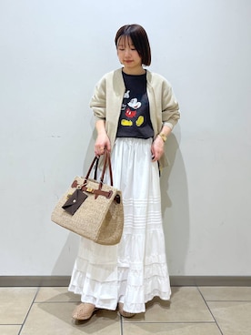 「COTTO（コトゥー）のアイテム」を使った、bytakataさん（レディース・151cm）の春コーディネート