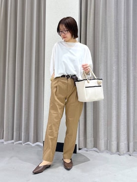 「BARNYARDSTORM（バンヤードストーム）のアイテム（その他パンツ）」を使った、bytakataさん（レディース・151cm）の春コーディネート